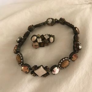 Sorrelli Matching Bracelet and Earrings